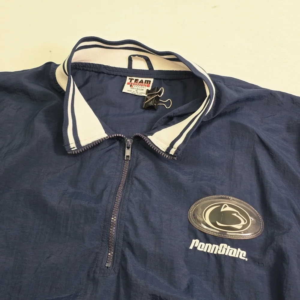 Vintage Penn State Nittany‎ Lions Team Edition Pullover Windbreaker Men's SZ M